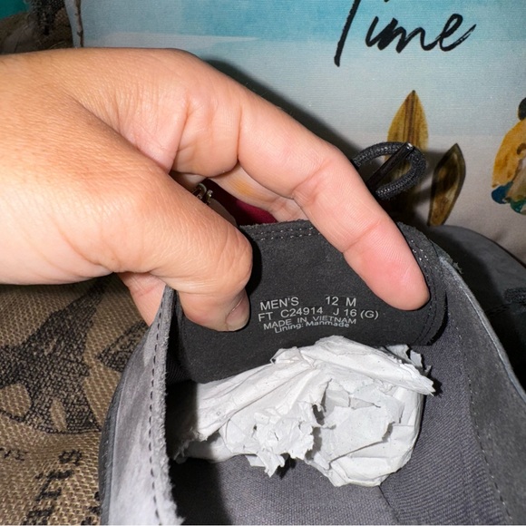 Cole Haan Men'S Oxford Grand Grey Suede Black Leather Shoes Size 12 - Picture 8 of 12